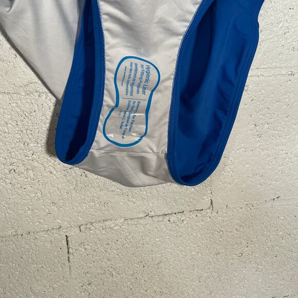 Dkny Women's Ruffle Tummy Control One-Piece Swimsuit Lapis blue 16 - Picture 7 of 14